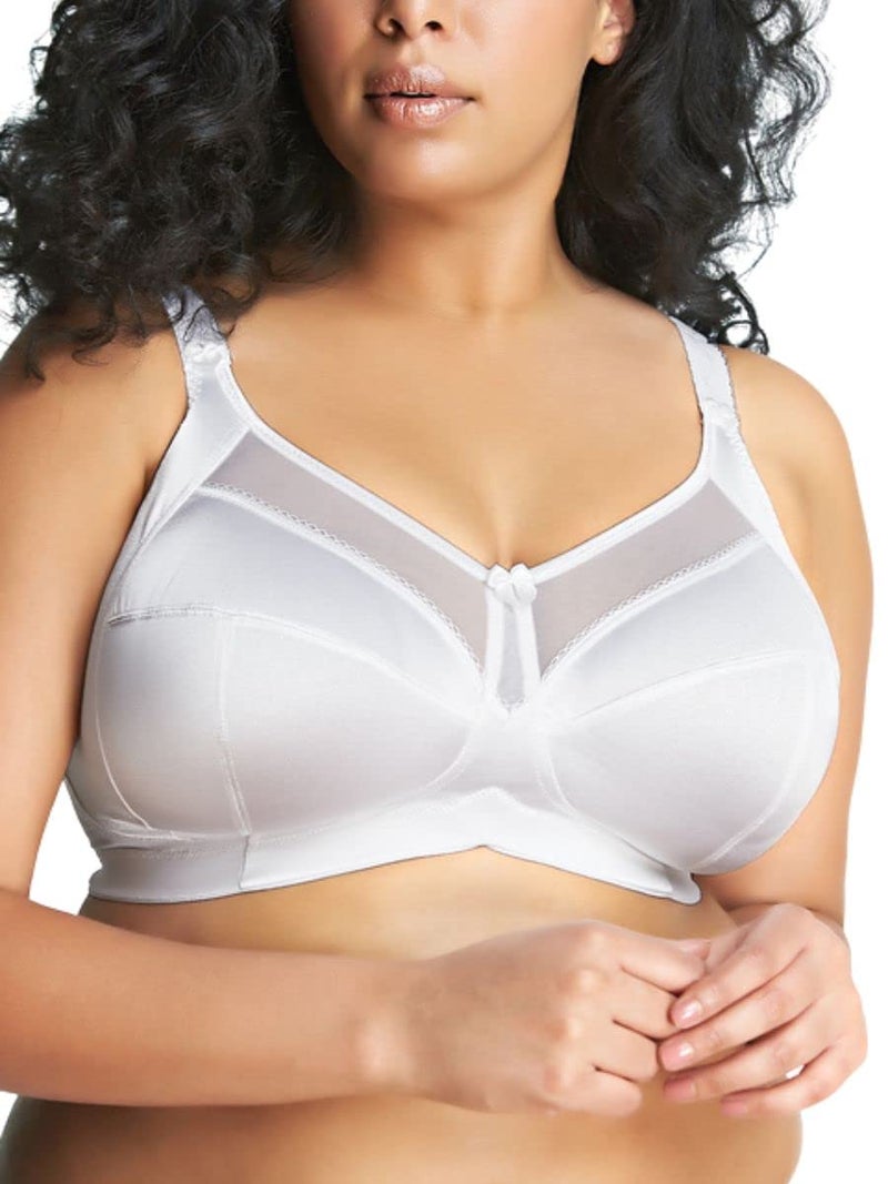 GODDESS Women's Plus-Size Keira Soft Cup Bra, White, 36H - Image 1
